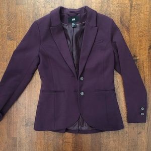 Burgundy Blazer Size 8